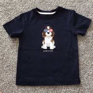 Janie and Jack T-Shirt American Dog sz 4